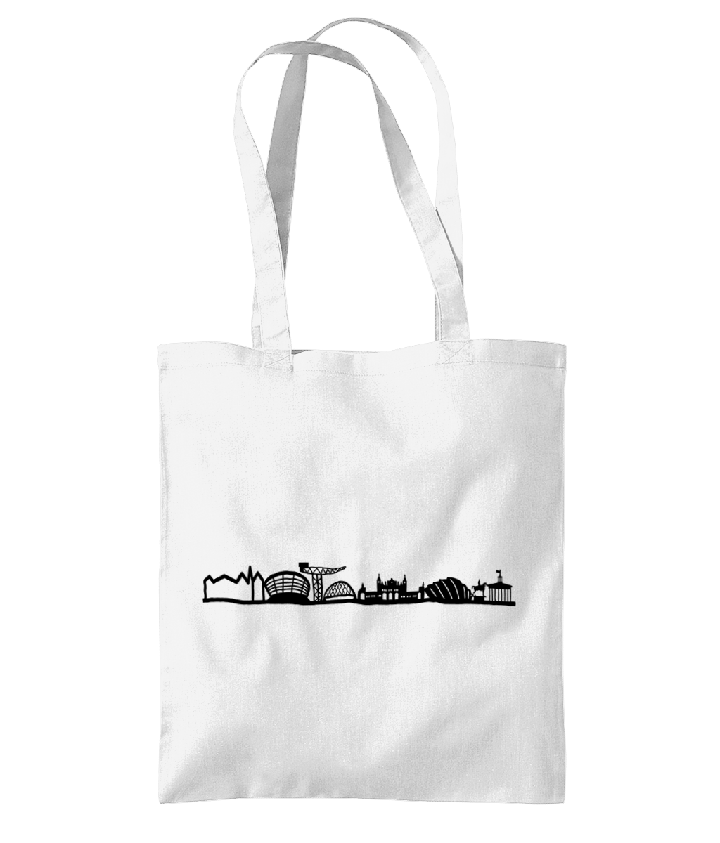 Glasgow Skyline Tote Bag with City Name