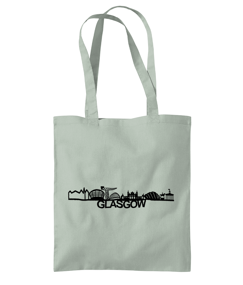 Glasgow Skyline Tote Bag with City Name