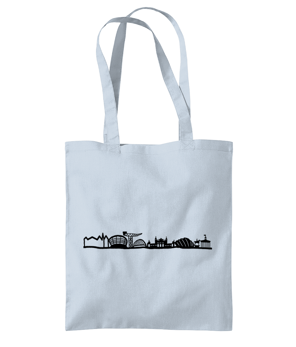 Glasgow Skyline Tote Bag with City Name