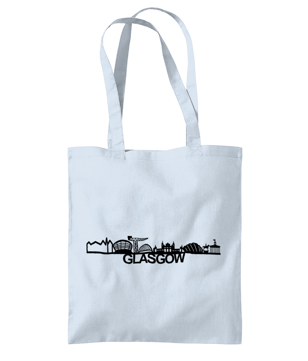 Glasgow Skyline Tote Bag with City Name