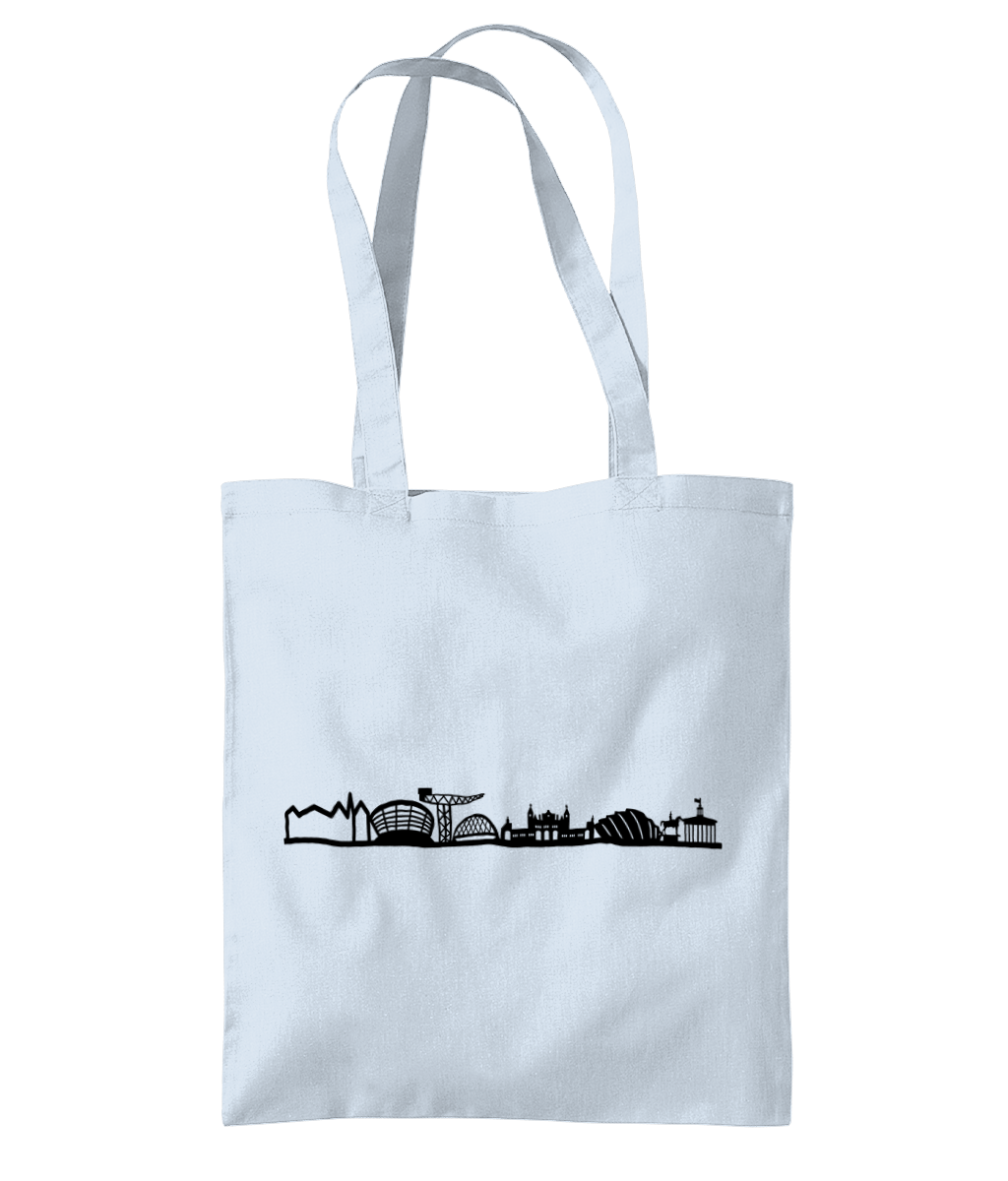 Glasgow Skyline Tote Bag with City Name