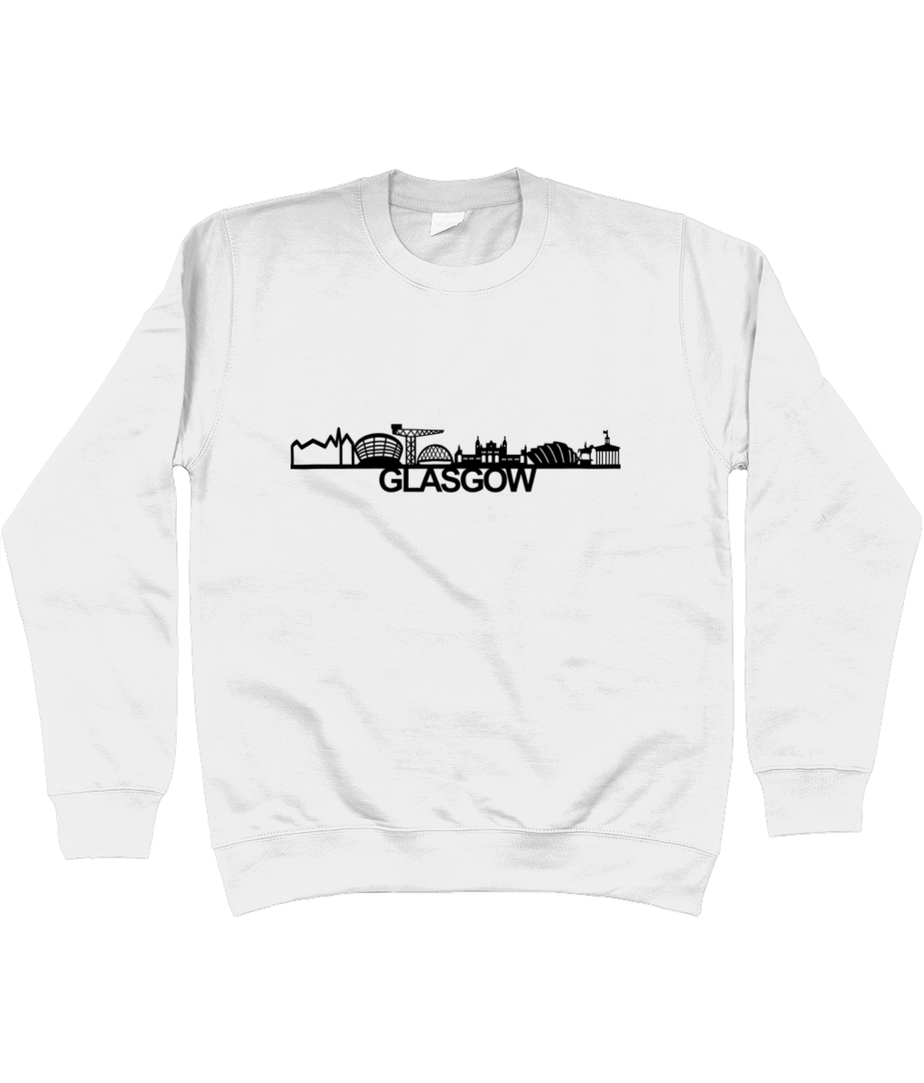 Glasgow Skyline Sweatshirt with City Name