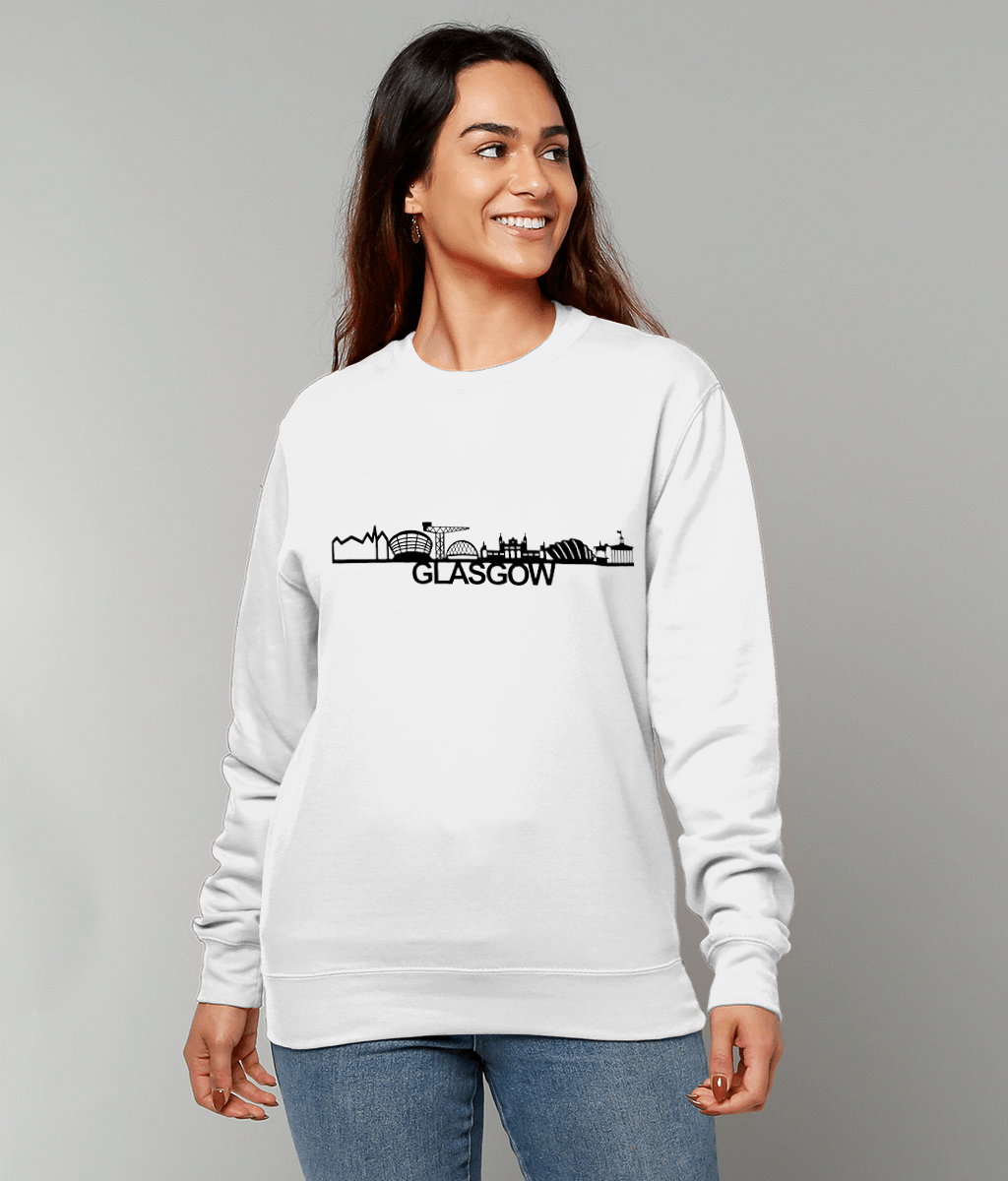 Glasgow Skyline Sweatshirt with City Name