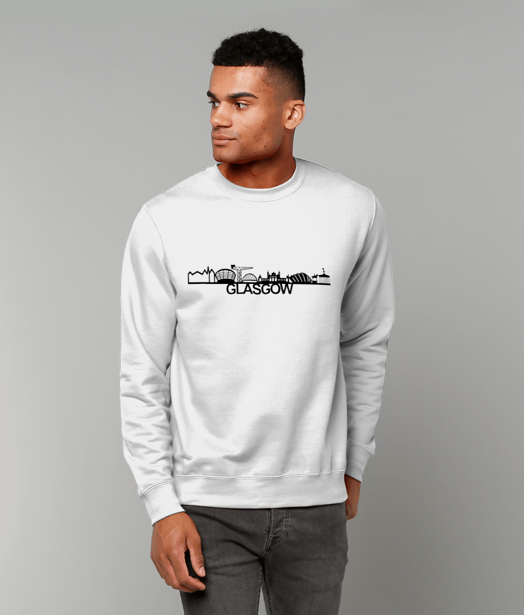Glasgow Skyline Sweatshirt with City Name