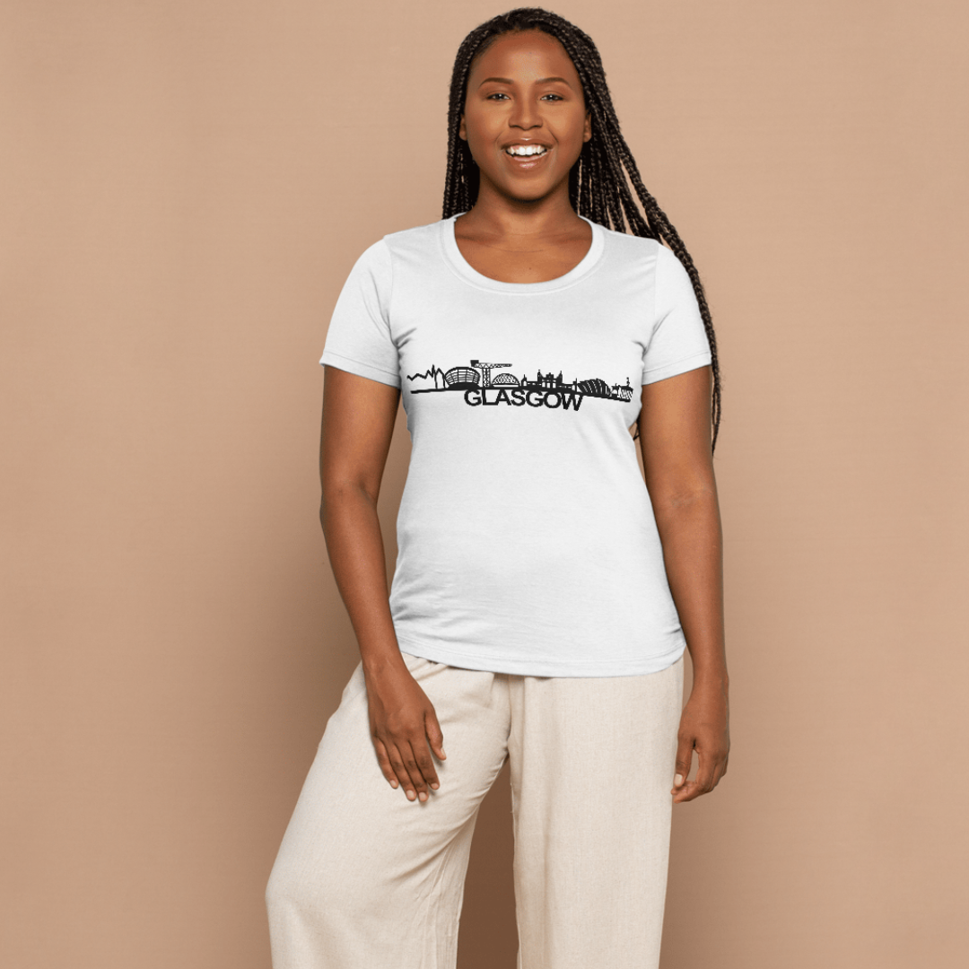 Glasgow Skyline T-Shirt with City Name