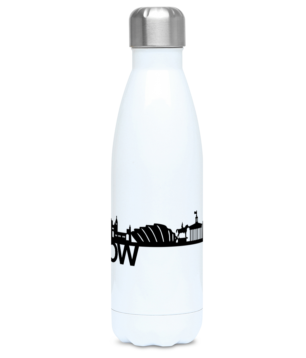 Glasgow Skyline 500ml Water Bottle with City Name