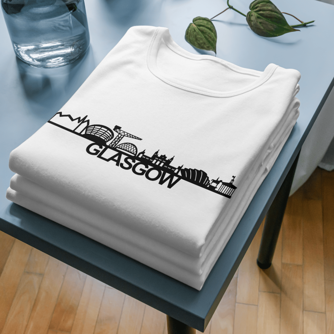 Glasgow Skyline T-Shirt with City Name