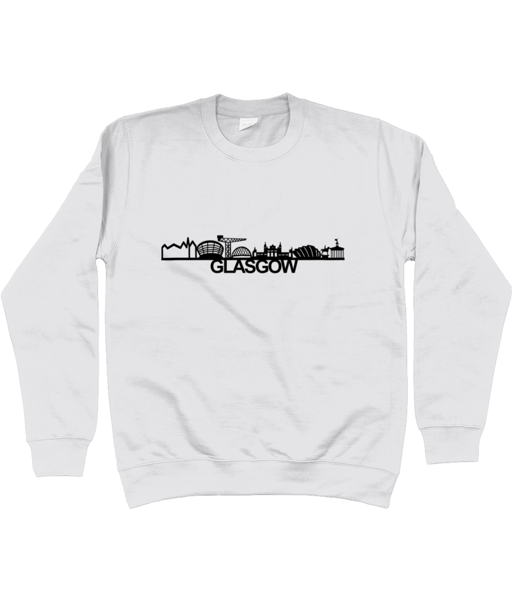 Glasgow Skyline Sweatshirt with City Name
