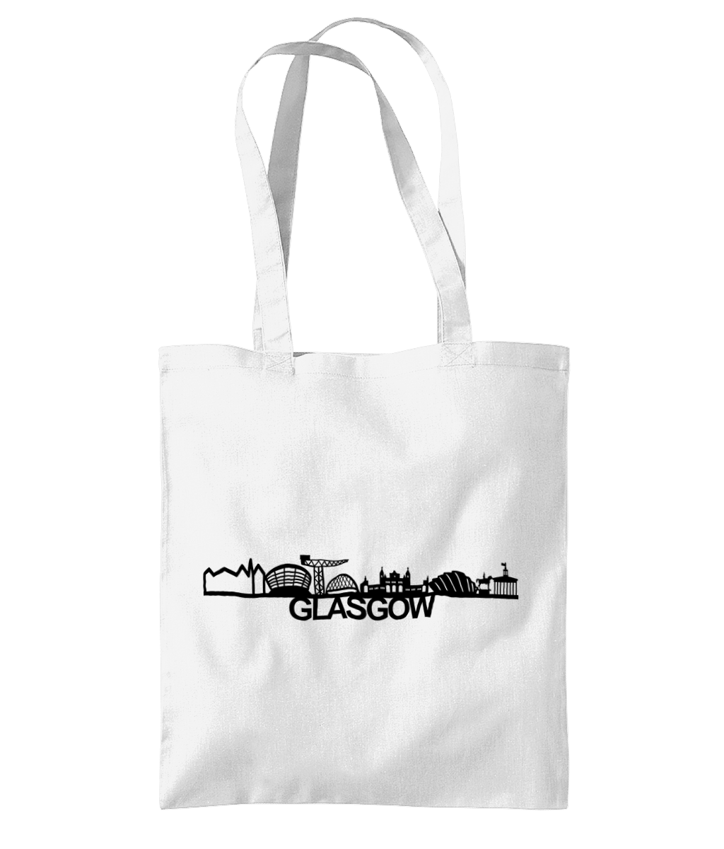 Glasgow Skyline Tote Bag with City Name