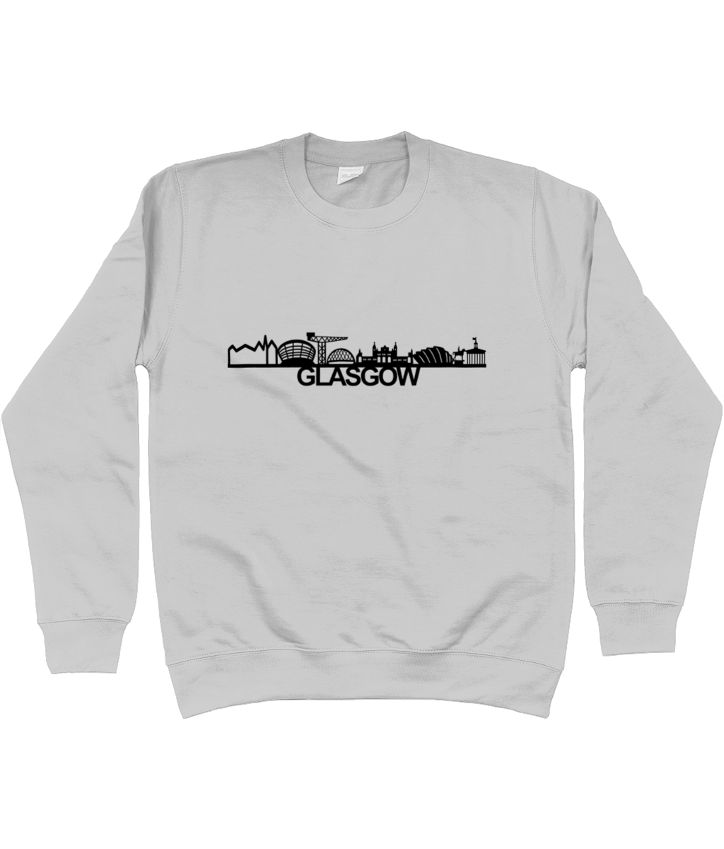 Glasgow Skyline Sweatshirt with City Name