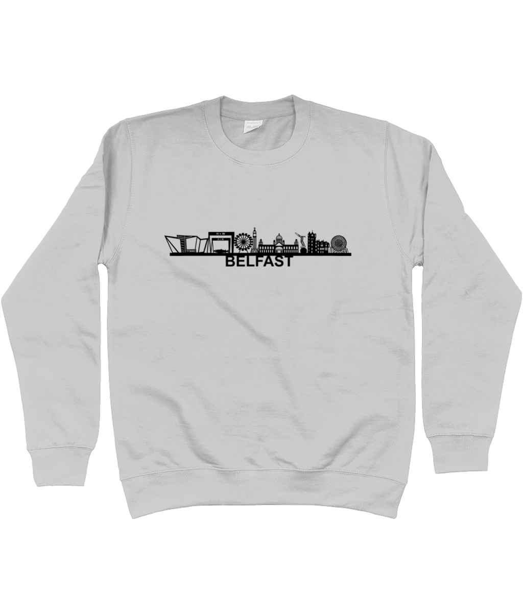 Belfast Skyline Sweatshirt with City Name