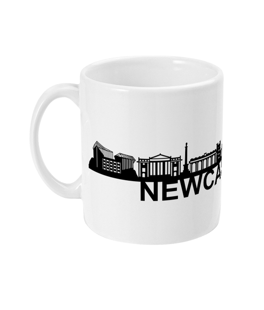 Newcastle Skyline 11oz Mug with City Name