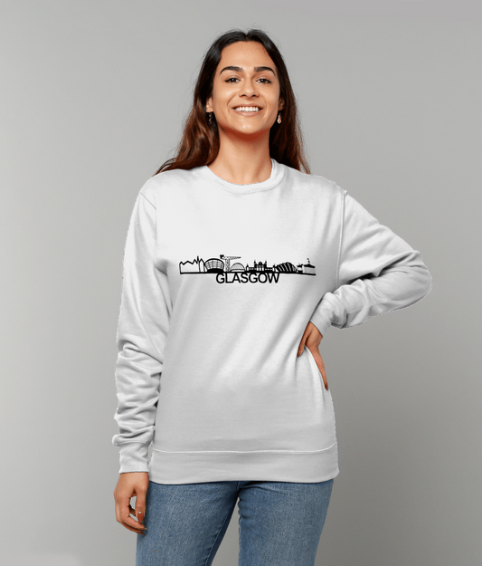 Glasgow Skyline Sweatshirt with City Name