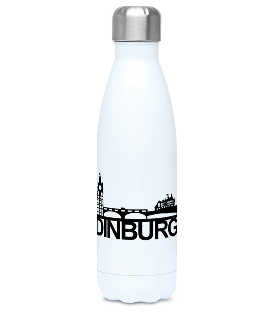 Edinburgh Skyline 500ml Water Bottle with City Name