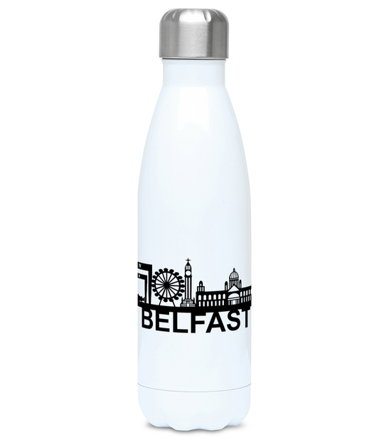 Belfast Skyline 500ml Water Bottle with City Name