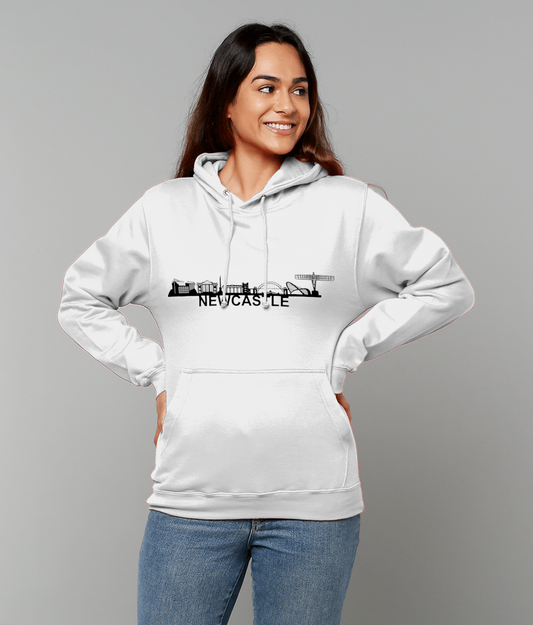 Newcastle Skyline Hoodie with City Name