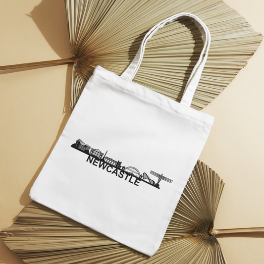 Newcastle Skyline Tote Bag with City Name