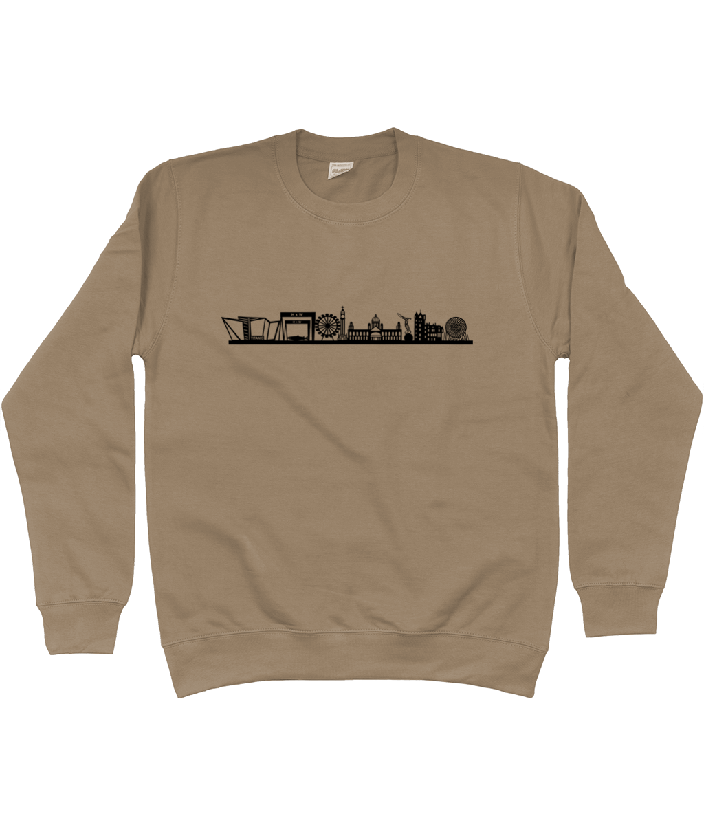 Belfast Skyline Sweatshirt - Belfast Gift