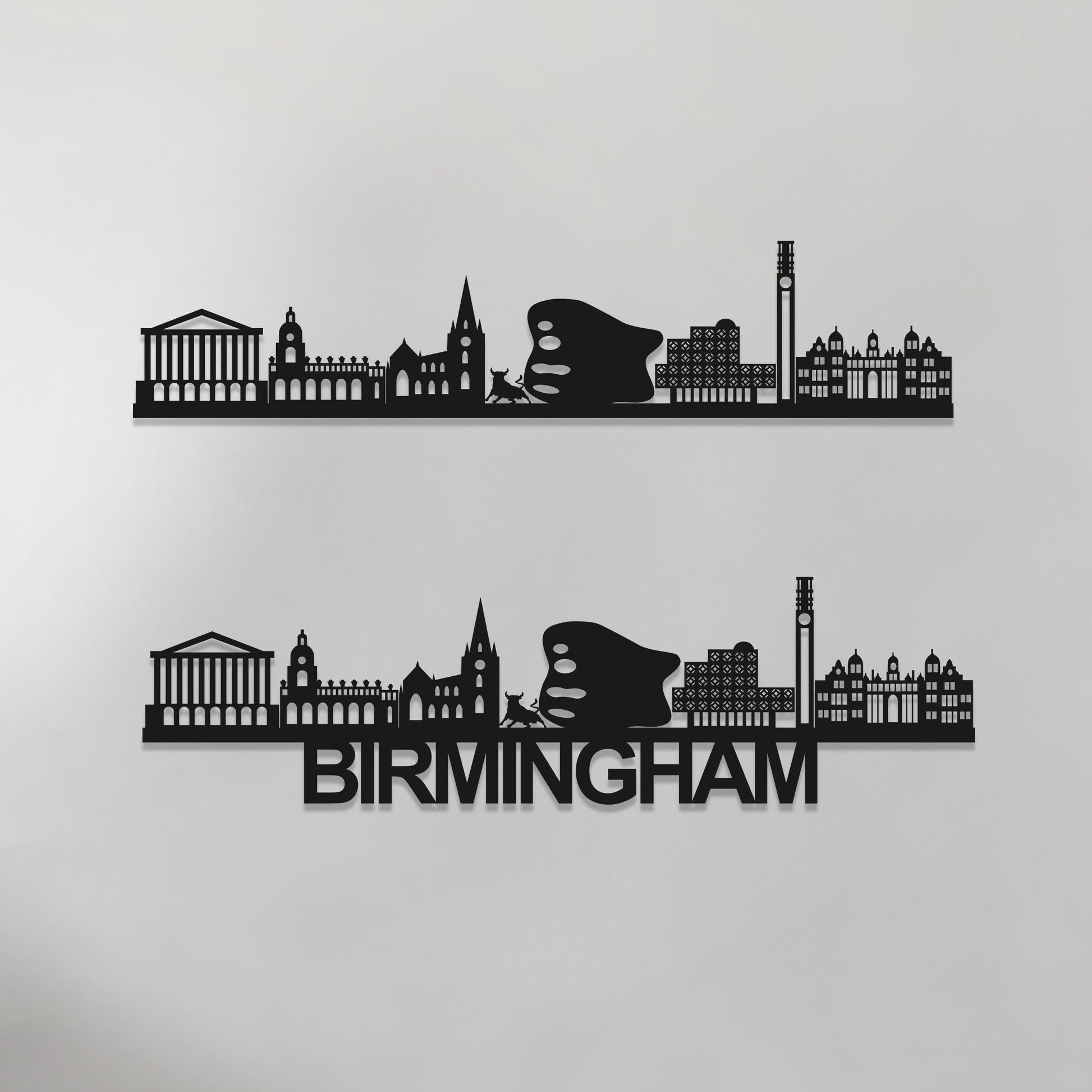 Birmingham Skyline Wood Wall Art