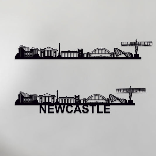 Newcastle Skyline Wood Wall Art