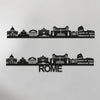 Rome Skyline Wood Wall Art