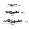 Belfast Skyline Wood Wall Art