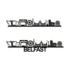 Belfast Skyline Wood Wall Art