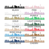 Birmingham Skyline Wood Wall Art