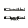 Bristol Skyline Wood Wall Art