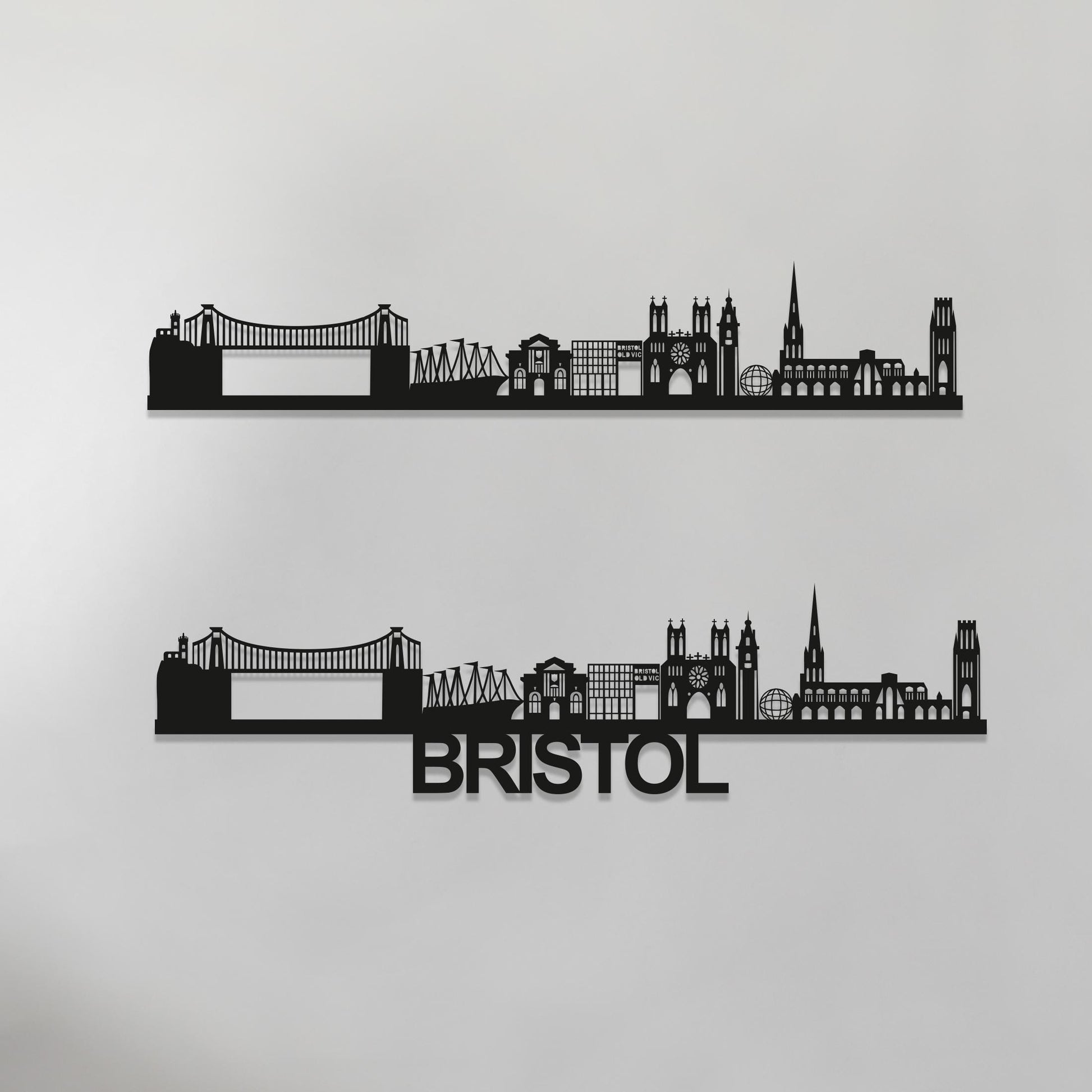 Bristol Skyline Wood Wall Art