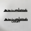 Cardiff Skyline Wood Wall Art