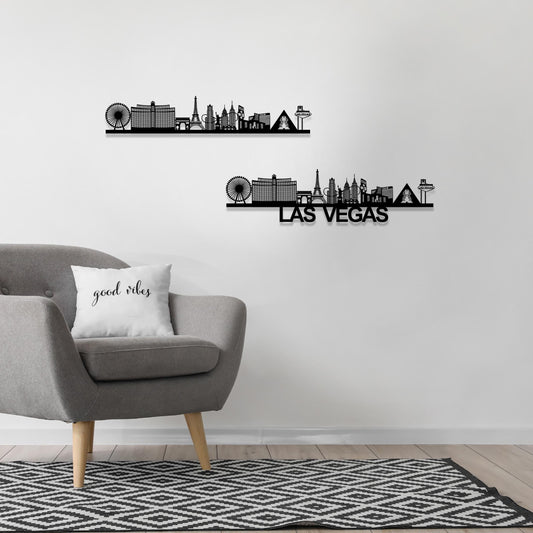 Las Vegas Skyline Wood Wall Art