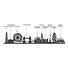 London Skyline Wood Wall Art