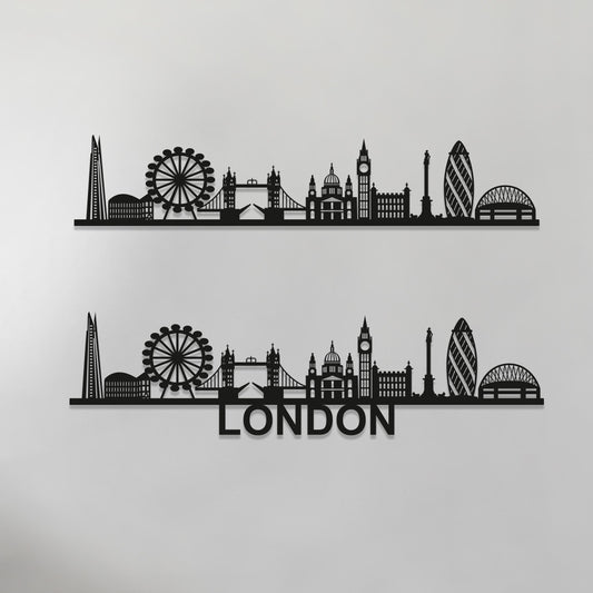 London Skyline Wood Wall Art