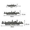 Manchester Skyline Wood Wall Art