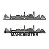 Manchester Skyline Wood Wall Art