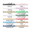 Manchester Skyline Wood Wall Art