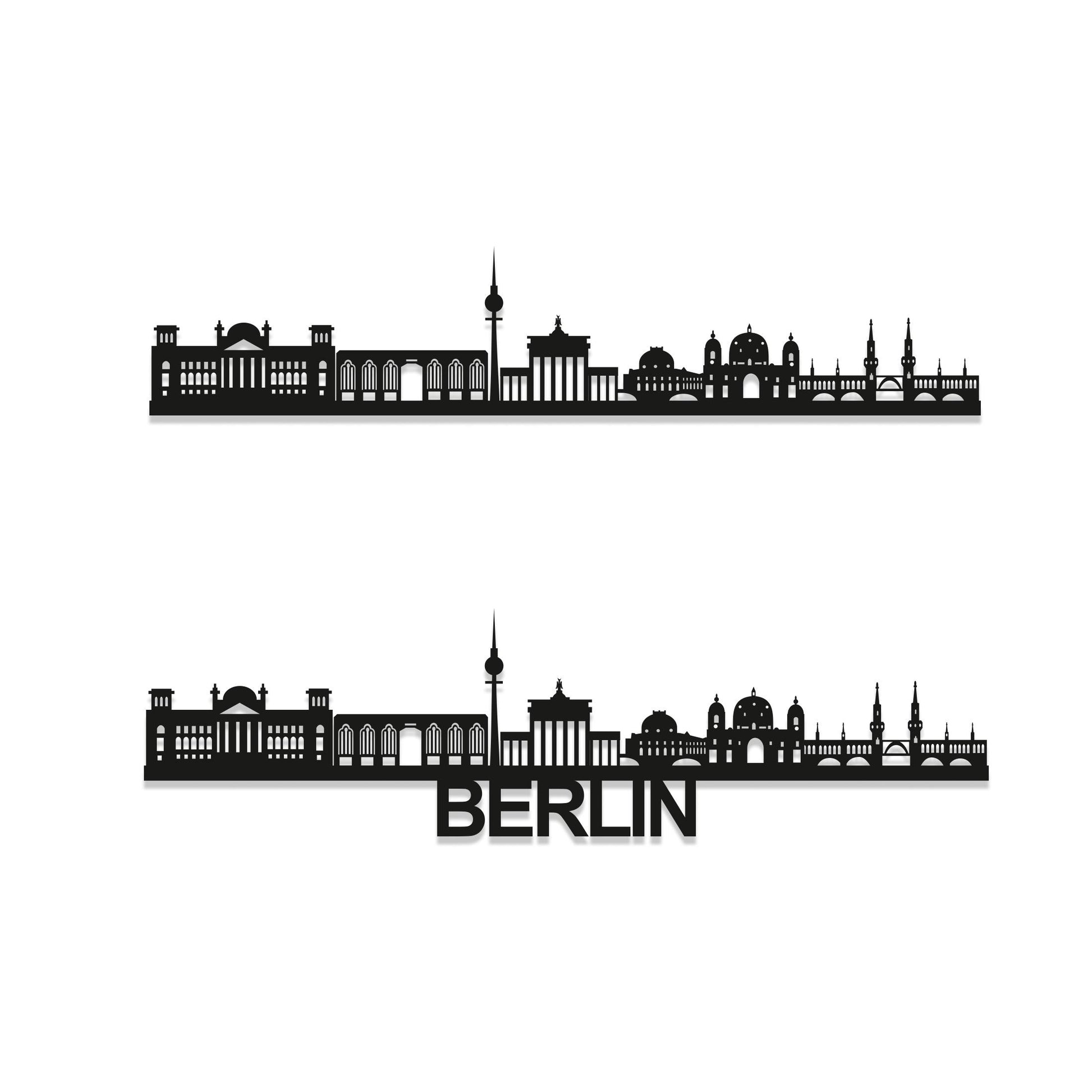 Berlin Skyline Wood Wall Art - Berlin Gift - Skyline Art - Wood Wall Art