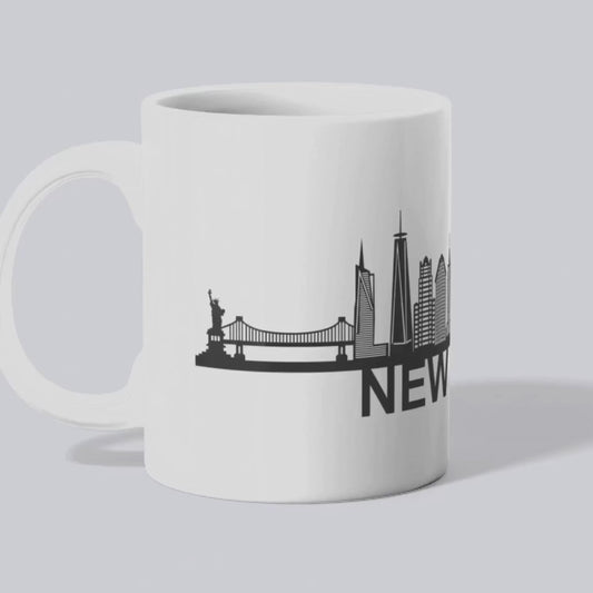 New York Skyline 11oz Mug with City Name