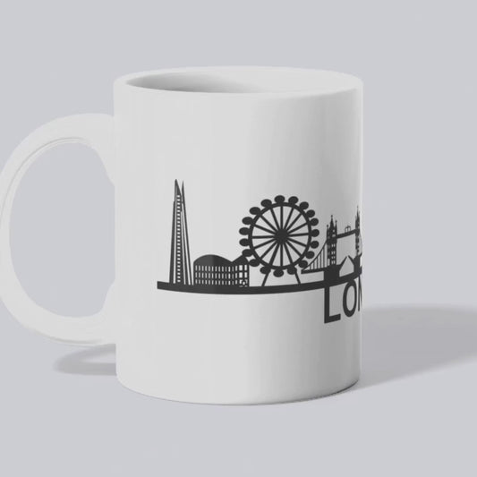 London Skyline 11oz Mug with City Name